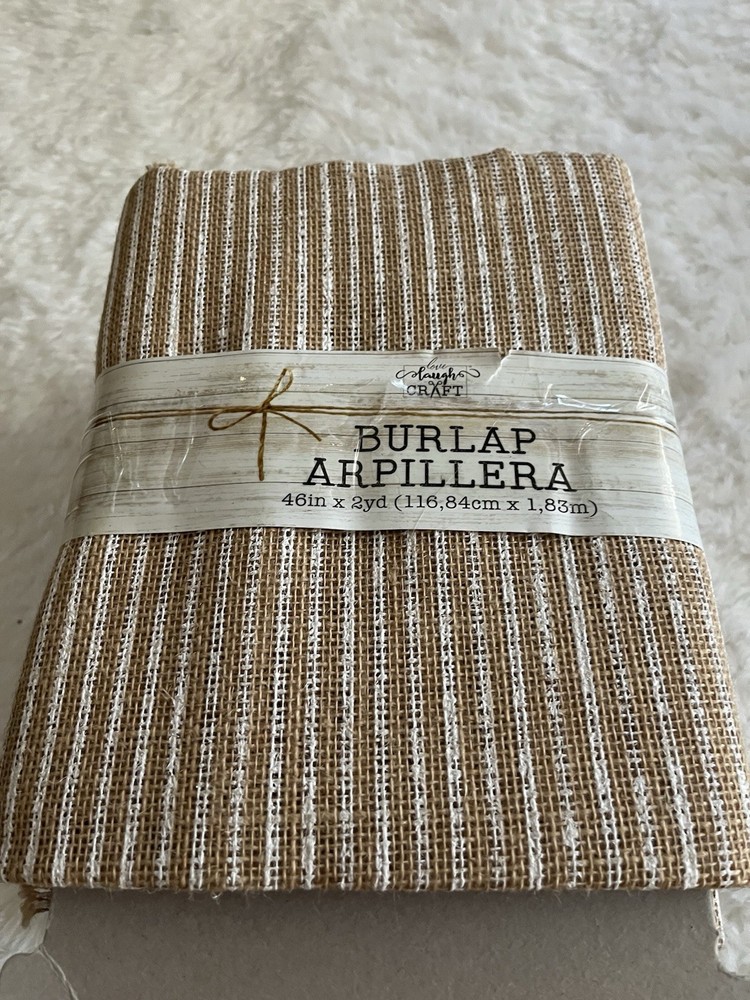 New Lot Of 5 Burlap Arpillera 46inches X 2 Yards Wedding Table Cloth Crafts