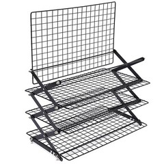 4-Tier Baking Cookie Cake Display Rack Cooling Shelf Gourmet Food Storage Holder