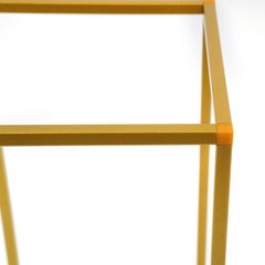 2Pcs Gold Flower Rack Metal Geometric Column Stand Wedding Backdrop Decor