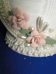 New Elegant Mirrored First Dance Bride & Groom Wedding Caketop #281