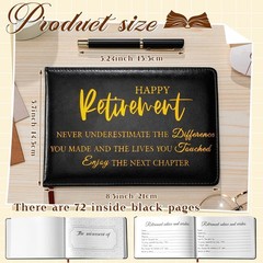 Ctosree Retirement Guest Book with Signature Pen Party Gift…