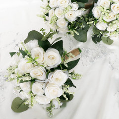 Elegant Set of 8 Bridesmaid Bouquets for Your Dream Wedding