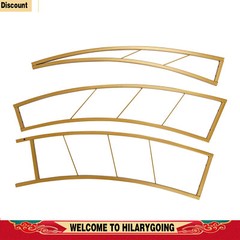 6.5ft Metal Crescent Moon Arch Wedding Party Plant Climbing Backdrop Stand Rack
