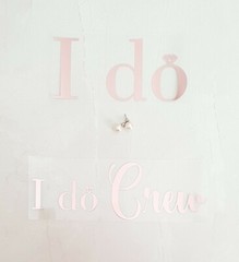 wedding iron on t shirt transfer pink rose gold vinyl i do crew hen party bride
