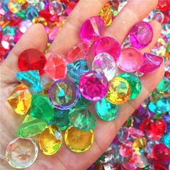 for acrylic Gems for Vase Filling Yellow Pirate Party Favors Stage Prop & Decor