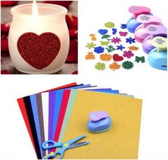 Baisunt 20 Sheets Silver Glitter Cardstock Paper for DIY 8×12 Inches,