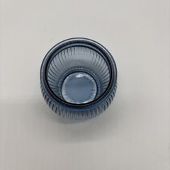 24pk Blue Votive Candle Holders 12 Cylindrical Straight 12 Rounded Globular