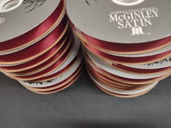 #3 McGinley Satin, Rust, 100 Yard Acetate Ribbon 9/16″ for Corsages & Events