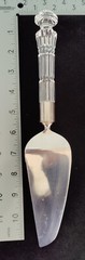 Waterford Cake & Pie Server w Crystal Handle & Serrated Stainless Blade
