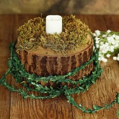 18 ft long Green Artificial Mini Foliage Garland Wedding Party Home Decorations
