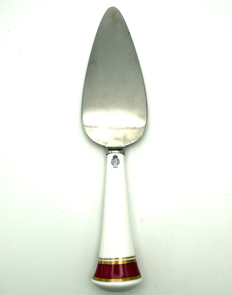 Royal Worcester Howard (Ruby) Fine Bone China Cake Slice / Server 1989 – 1994
