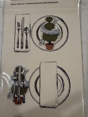 NWT Set of 12 Table Setting/Name Card Topiary Table Accents.