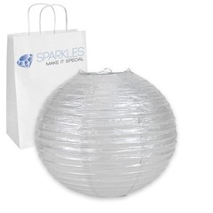5 pcs 6″ inch Chinese Paper Lantern – Silver – Wedding Party Event Decoratio kp
