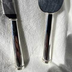 Reed & Barton Stainless Steel Cake Knife & Server Set Silver Glossy Finish