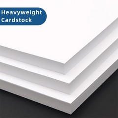100 Pack 4×6 White Cardstock Paper, 92lb/250GSM Heavyweight inches,