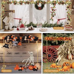 Gold Wedding Arch Backdrop Stand Metal Flower Frame Party Event Decoration OB