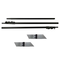 10 feet x 12 feet BLACK Heavy Duty Metal DIY Adjustable Backdrop Stand Party