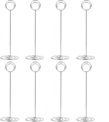 Classic 20 Pack Silver Place Card Holders 22 cm Iron Wire for Parties Weddings