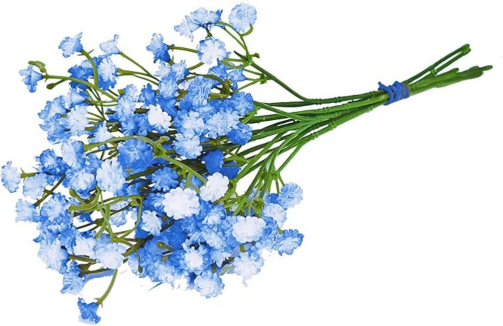 Tiny Babys Breath Artificial Flowers Gypsophila Real Touch 6 PCS Light
