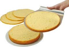 Zenker Stainless Steel Layer Cake Slicing Kit 12 Serrated Knife 3-Piece 7705