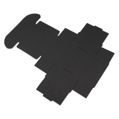 40x Black Favour Boxes Birthday Party Wedding Bomboniere Gift Boxes 7.5×7.5x3cm