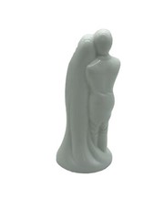 Vtg House Of Lloyd White Porcelain Ceramic Bride & Groom Figurine Cake Topper 8”