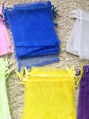 Multicolor Organza Pouches 80 Party Wedding Favors Jewelry Gift 4×4 Bags New