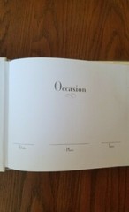 NEW ** Burnes of Boston Special All Occasion Guest Book