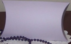 Pillow boxes-Pack of 100. ,Ivory, white brown, pink, Lilac,blue