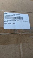 50 Gold Candy Boxes, 4.75 x 3.25. Incl Tissue Paper and Stay Fresh Silicon Pack