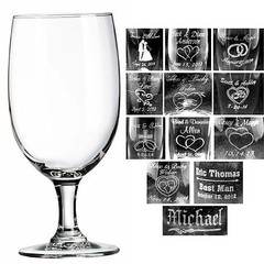 Personalized 16 oz Wine Glasses Wedding Party Gifts Bridesmaids Anniversary Gift