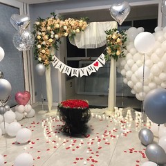 Freestanding Wedding Stand 2*2.1 m Stage Background Rack Party Flower Holder