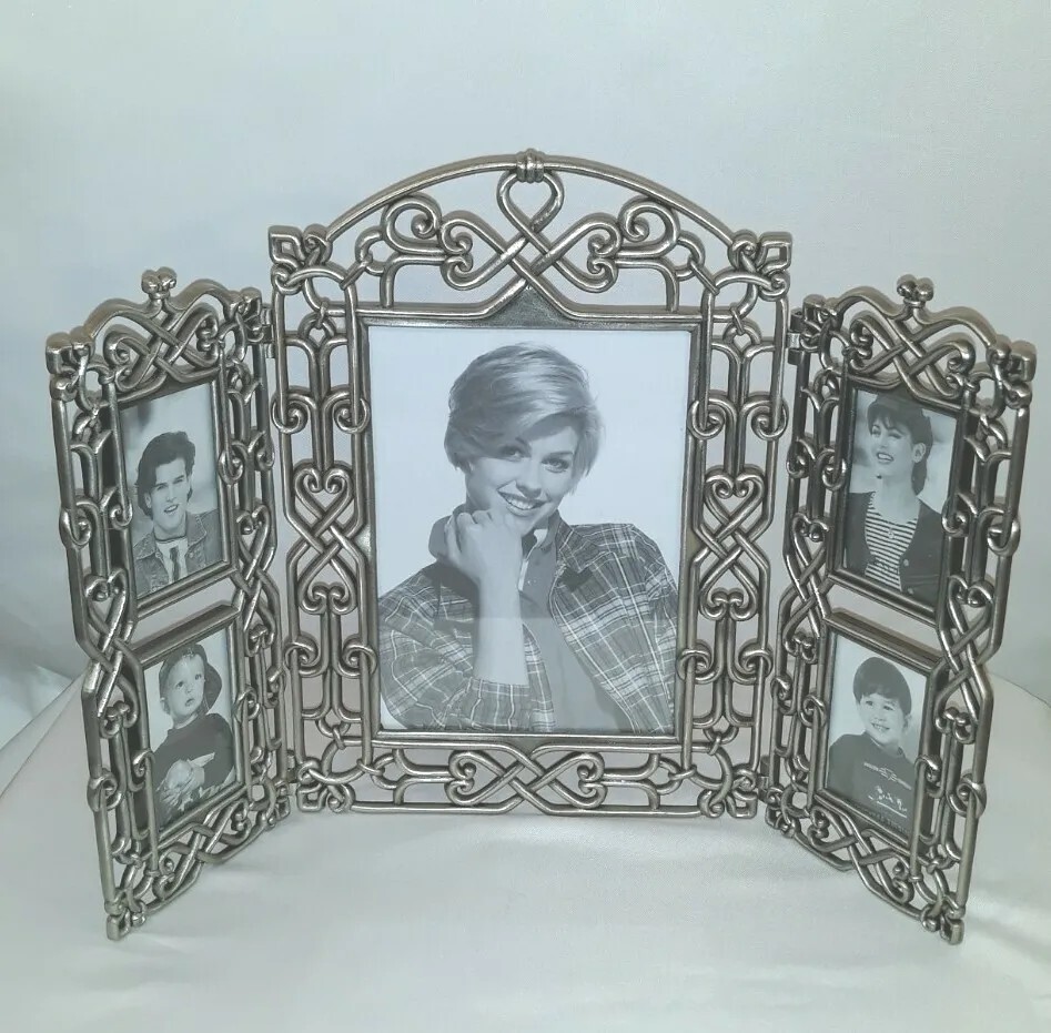 Vintage Royal Limited Silver Hinged Screen Frame Wedding Photo Display