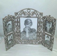Vintage Royal Limited Silver Hinged Screen Frame Wedding Photo Display