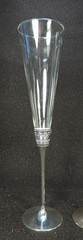 pair VERA WANG CHAMPAGNE FLUTES WITH METAL BASE