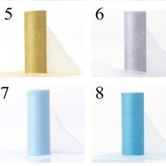 10 Yards 15cm Glitter Tulle Puffy Ribbon Accessory Party Trimming Decorations