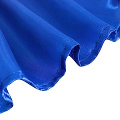 Balsa Circle Royal Blue Satin Round Tablecloth 132 132″ (Round),