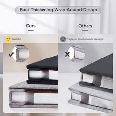 Self Adhesive Photo Album 4×6 5×7 8×10, DIY Picture Book, Gift for Mom, Gray