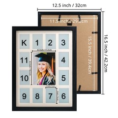GMFrames School Days Photo Frame K-12 School Years Picture Frame Graduation P…
