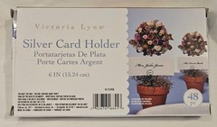 Darice VL12165B Circle Swirl Place Card Holder Pick, 6-Inch, Silver