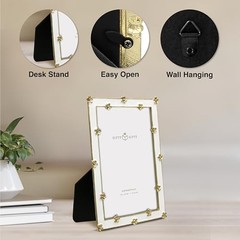 Spring Flower Thin Border Photo Frame / 4×6 In | For Vertical & Horizontal