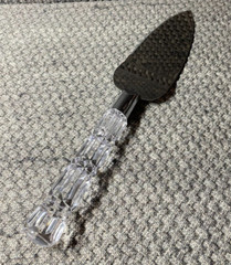 Acrylic & Stainless Steel Cake Server By Forever Favors #843110 NEW OPEN BOX