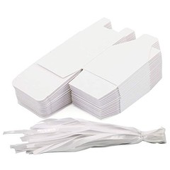 100 Pack Favor Boxes 2x2x2 inch Candy Boxes White Gift White(Pack of 100)
