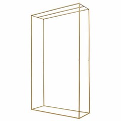 2.8m Gold Wedding Arch Stand for Balloons, Flowers, and Decor