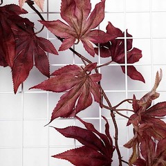 70″ Artificial Fall Maple Leaf Garland Faux Autumn Leaves Party Events Supplies