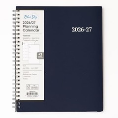 2026-2027 Weekly and Monthly Academic Year 7″ x 9″ Enterprise Navy- 2026/2027