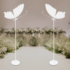 2pcs Freestand 110V Wedding Creative Butterfly LED Floor Lamps Adjustable Height