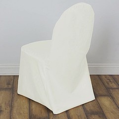 100 IVORY Polyester BANQUET CHAIR COVERS Wedding Ceremony Supplies Event Décor