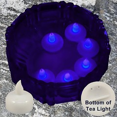 NEW 12 Purple Led Floating Candle Floral Tea Light for Wedding Centerpiece Decor