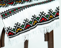 Hand Embroidered Ukrainian RUSHNYK Towel – Wedding Decor 190×33 cm